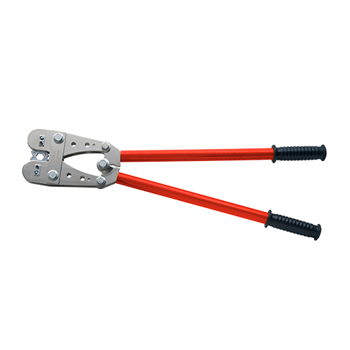 Großes mechanisches Handcrimpwerkzeug für Sechskant-Crimpeinsätze 25 - 150 mm²