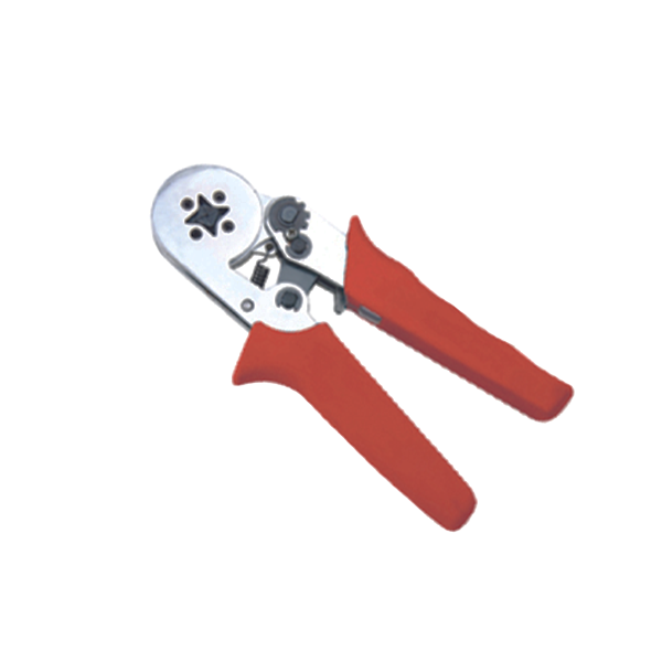 Kleine Hand-Ratschen-Crimpzange für Aderendhülsen 0,25 - 6mm²