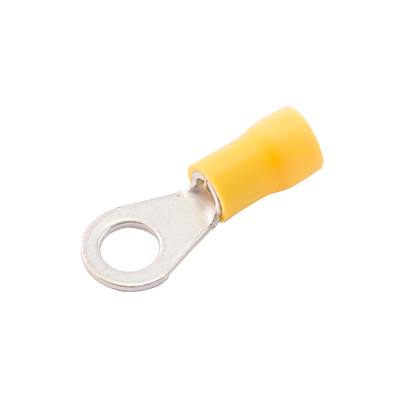 Yellow Pre-Insulated Ring Crimp Terminals