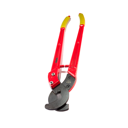 Petite pince coupante manuelle sans cliquet pour câble monoconducteur cuivre/aluminium de 500 mm²