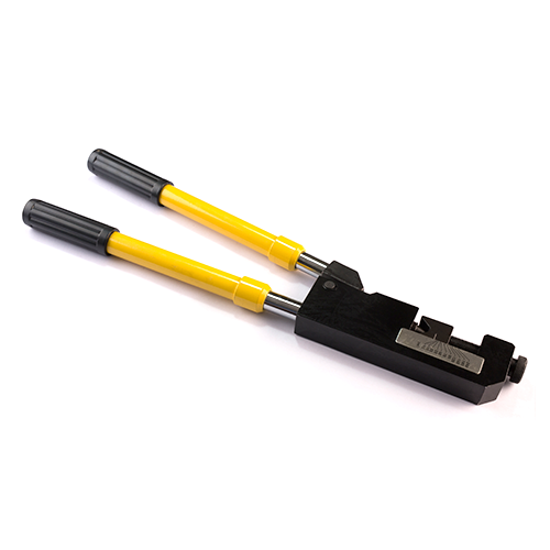 Indent Crimp Tool With Yellow Handle