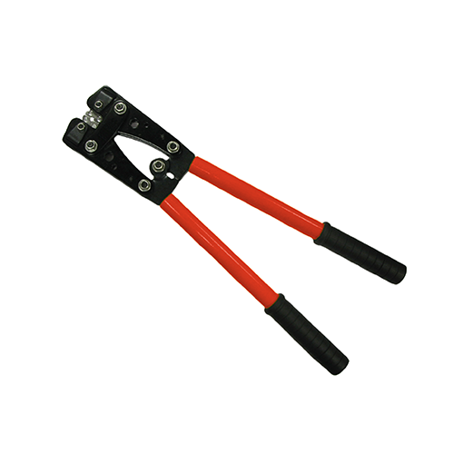 Großes mechanisches Handcrimpwerkzeug für Sechskant-Crimpeinsätze 6 - 50mm²