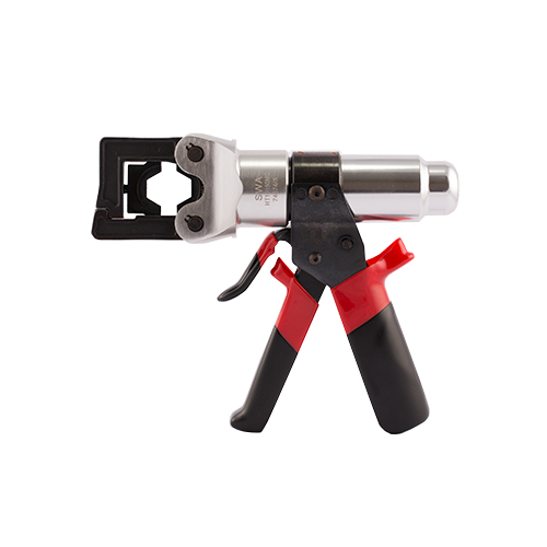 Hydraulic Mini-Crimp Handheld Tool - Red and Black Handle