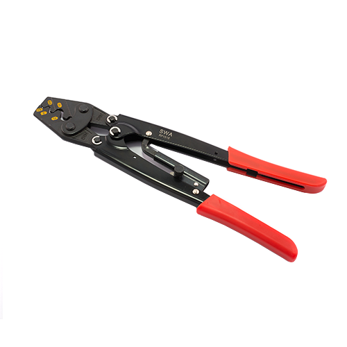 Hand-Ratschen-Crimpzange für unisolierte Kabelschuhe 1,5 - 16 mm²