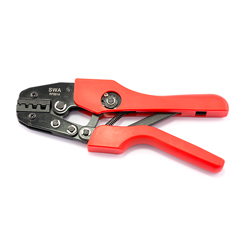 Kleine Hand-Ratschen-Crimpzange für Aderendhülsen 6 - 16mm²